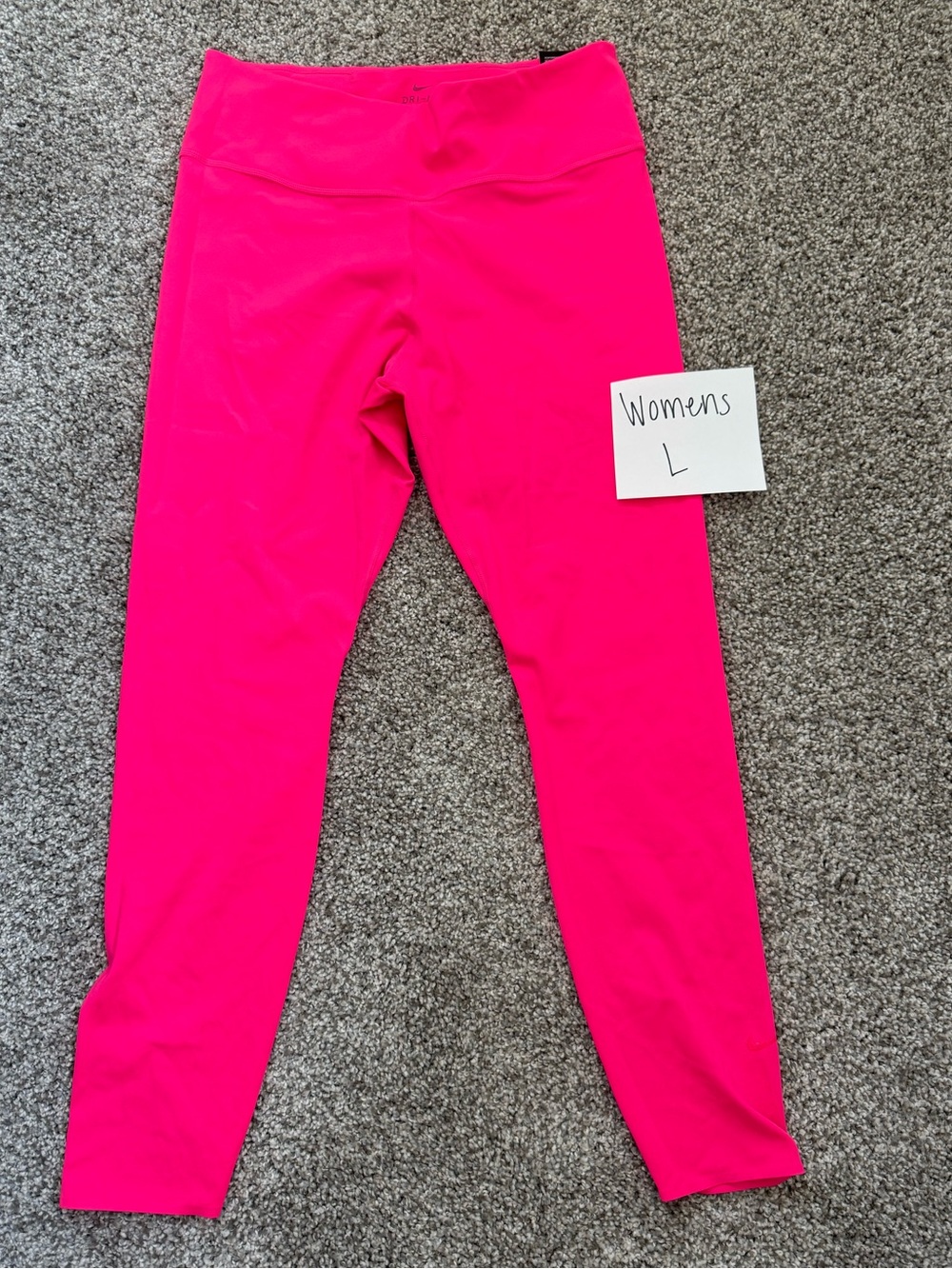 Nike Women's Hot Pink High-Rise Leggings